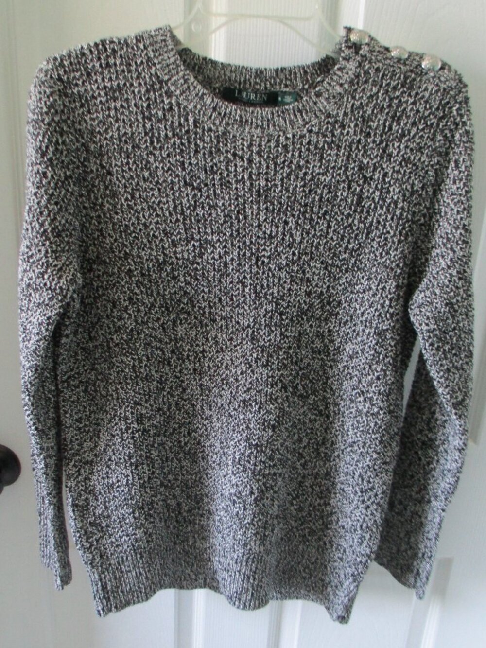 Ralph Lauren marl/speckled cotton sweater